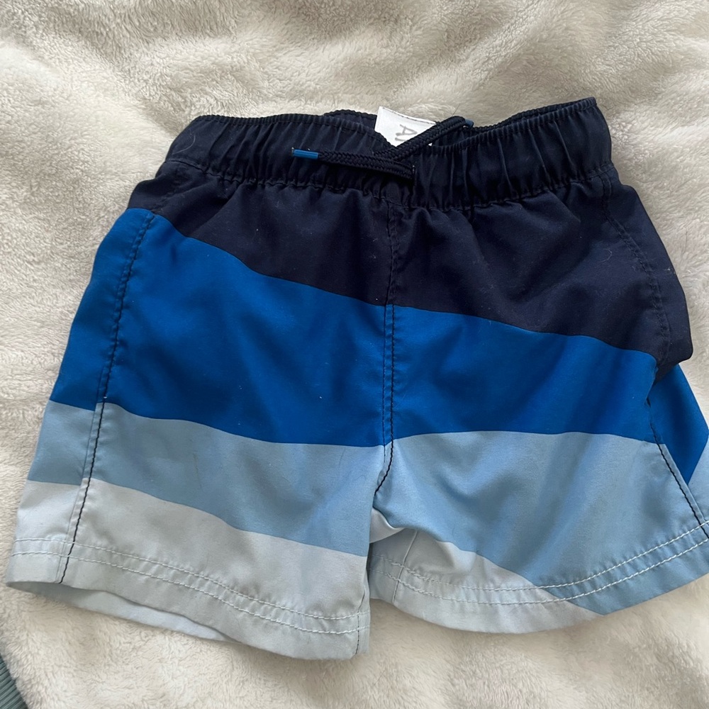Kids toddler Blue Striped swimsuit 2T old navy